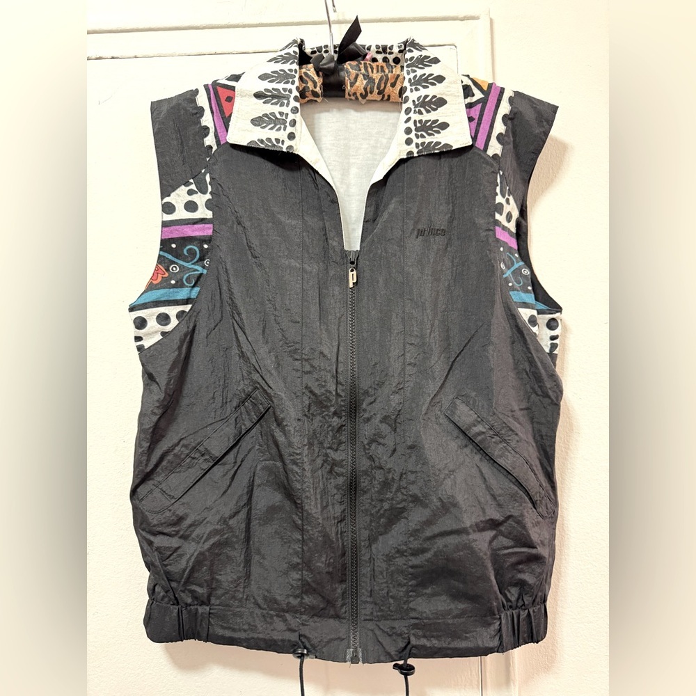 Vintage 90’s Prince Sportswear Zip Down Nylon Vest Size Small